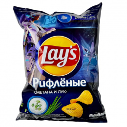 Чипсы"Lay`s"225г СМЕТАНА ЛУК 14 шт/ящ РФ