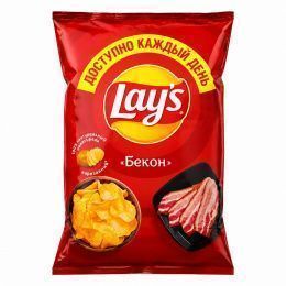Чипсы"Lay`s" 70 г Бекон (25 шт/ящ) РФ