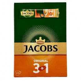 Кофе стик Jacobs 3 в 1 ОРИГИНАЛ 12 гр.(24шт/бл*10бл/ящ)+