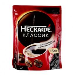 Кофе Нескафе Классик раств.м/у 130гр (12шт/ящ)+