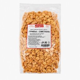 CHIPKA Арахис жар. ГРИБЫ  СМЕТАНА 1кг (10шт/ящ)