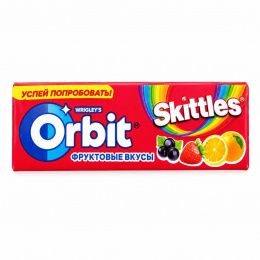 Orbit жев.рез. Skittles (30шт/бл/20бл/ящ)