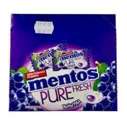 Mentos блок Виноград 2г (100шт/блок)