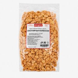 CHIPKA Арахис жар. ОХОТНИЧЬИ КОЛБАСКИ 1кг (10шт/ящ)