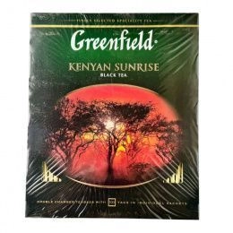 Чай Greenfield 100 пак. KENYAN Sunrise черный (9 шт/ящ)