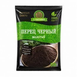 Перец Черный молотый "Оптима" 50г (15шт/ящ)