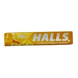 Halls леденцы Мёд лимон 25г (12шт/бл/360шт/ящик)