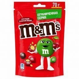 M&M's Драже MAXI Вишня 70г(28шт/бл)