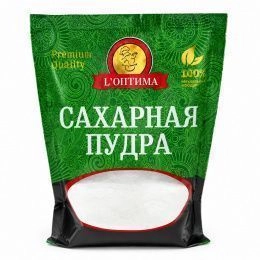 Сахарная пудра "Оптима" 200г (50 шт/ящ)