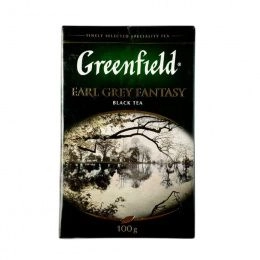 Чай Greenfield заварн. EARL GREY Fantasy черный (бергамот) 100гр. (14 шт/ящ)