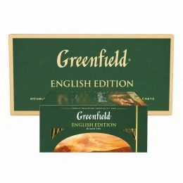 Чай Greenfield 25 пак. ENGLISH Edition черный (10 шт/ящ)