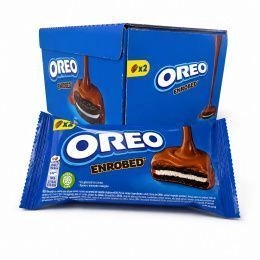 ОРЕО Сендвич-печенье Covered chocolate milk 41г (24шт/ящ)