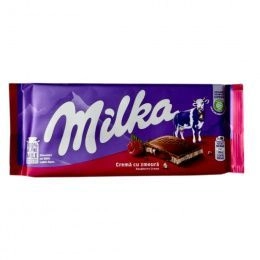Milka EU шоколад Raspberry 100г (25шт/блок)