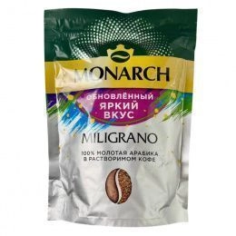 Кофе MONARCH MILIGRANO раств. м/у 200гр (6шт/ящ)