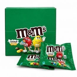 M&M's рус. драже Соленый арахис 45г (32шт/блок/160шт/ящ)