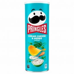 Чипсы PRINGLES Крем Чиз и Травы 165гр (19шт/ящ)