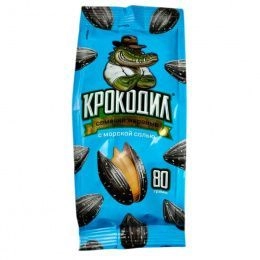 Cемечки "КРОКОДИЛ"  Соль 80г (50шт/ящ)
