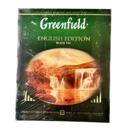 Чай Greenfield 100 пак. ENGLISH Edition черный (9 шт/ящ)
