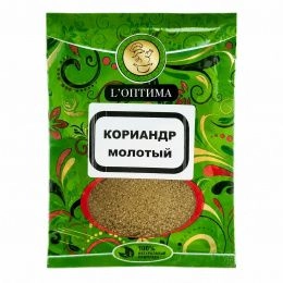 Кориандр молотый "Оптима" 20г (20шт/ящ)+