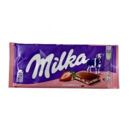 Milka EU шоколад Strawberry 100г (22шт/блок)+