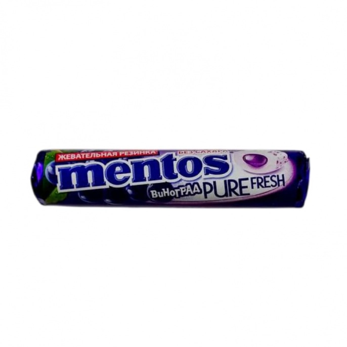Mentos ролл Виноград 15,5г (24шт/блок)