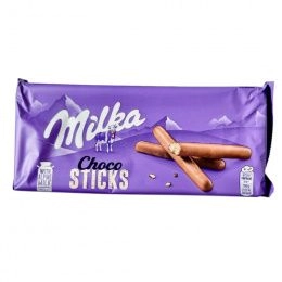 Milka печенье Choco Sticks палочки печ.в молоч.шок. 112г (20шт/ящ)