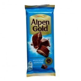 Alpen Gold шоколад Молочный 80г (21шт/блок)