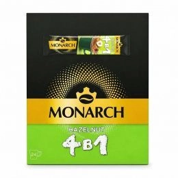 Кофе стик MONARCH 4 в 1 ЛЕСНОЙ ОРЕХ 13,5г(24шт/бл*10бл/ящ)