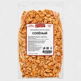 CHIPKA Арахис жареный СОЛЁНЫЙ 1кг (10шт/ящ)