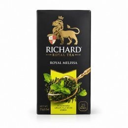 Чай RICHARD 25 пак. ROYAL Мелисса зелен.(12шт/ящ)