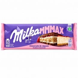 Milka EU шоколад MMMAX Карам/чизкейк и клубника 300г (12шт/бл)