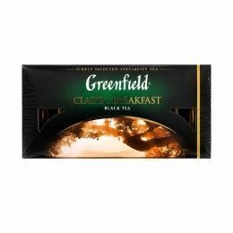 Чай Greenfield 25 пак. Classic BREAKFAST черный (10 шт/ящ)