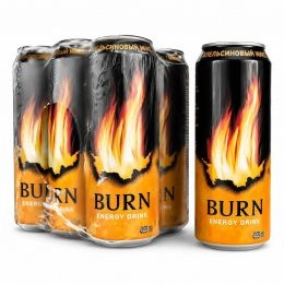 Напиток тониз. б/а "BURN" Апельсиновый микс ж/б 0,449л (12шт/уп)