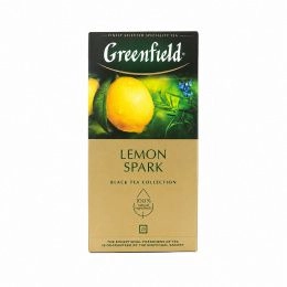 Чай Greenfield 25 пак. Lemon Spark черный (10 шт/ящ)