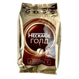 Кофе Нескафе Голд раств. м/у 750гр. (6шт/ящ)