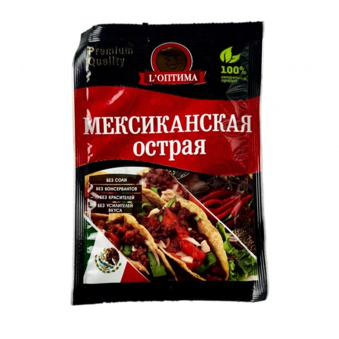 Приправа Мексиканская "Оптима" 20г (20шт/ящ)