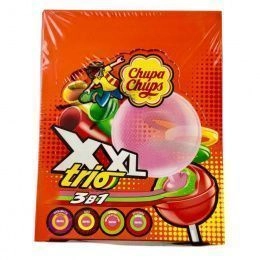 Chupa Chups карамель XXL Трио 29г блок (40шт/блок)