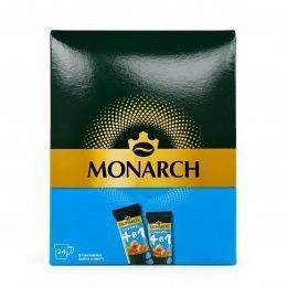 Кофе стик MONARCH 4 в 1 КАРАМЕЛЬ  13,5г(24шт/бл*10бл/ящ)
