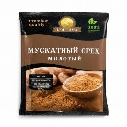 Мускатный орех мол. "Оптима" 20г (20 шт/ящ)