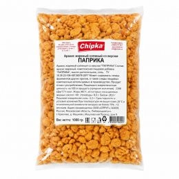CHIPKA Арахис жар. ПАПРИКА 1кг (10шт/ящ)
