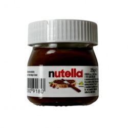 Nutella паста ореховая 25г (64шт/блок)