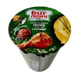 Биг. Ланч Пюре б/п ПЮРЕ с соусом с Курицей 50г (24шт/ящ)