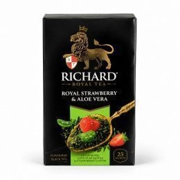Чай RICHARD 25 пак. ROYAL клубника и алоэ вера (12шт/ящ)