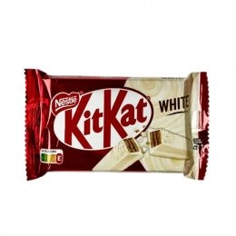 KitKat батончик 4 пал. White 41,5г (24шт/блок)