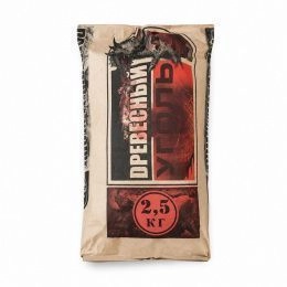 Древесный уголь "Идеальное топливо"2,5кг(20л)