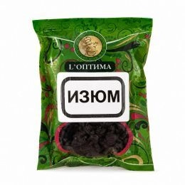 Виноград сушеный Изюм "Оптима" 75г (100 шт/ящ)