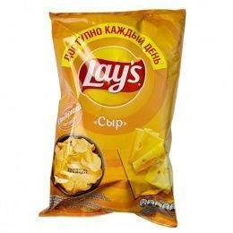 Чипсы"Lay`s" 70г Сыр (25 шт/ящ) РФ