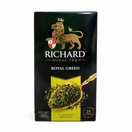 Чай RICHARD 25 пак. ROYAL GREEN зелен. (12шт/ящ)