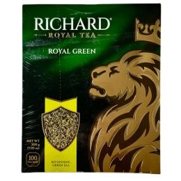 Чай RICHARD 100 пак. ROYAL GREEN зеленый (6шт/ящ)