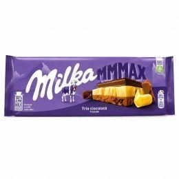 Milka EU шоколад Triolade Chocolate мол.+бел+тёмн. 280г (15шт/блок)+
